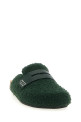 'Felt Loafer' mules Green 'Felt Loafer' mules Green