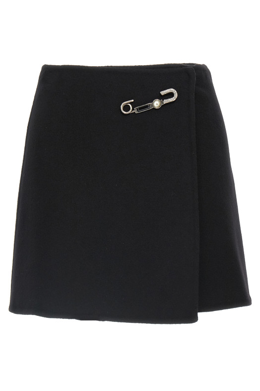 Jewel pin skirt Black Jewel pin skirt Black