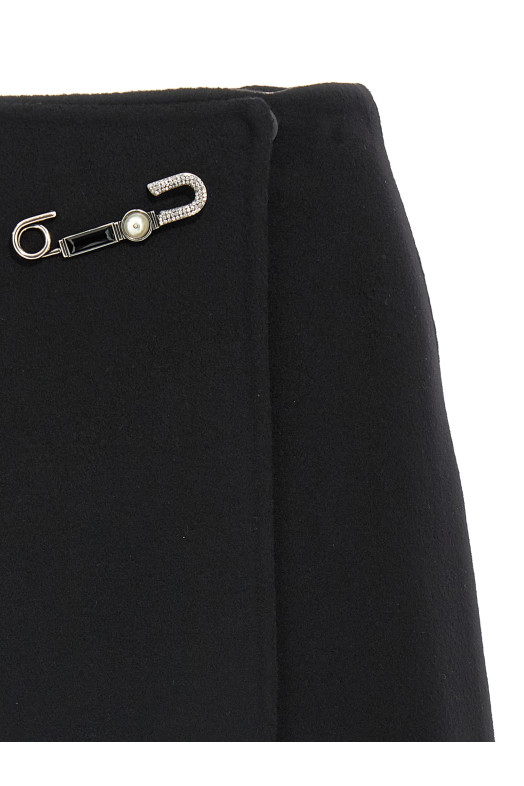 Jewel pin skirt Black Jewel pin skirt Black
