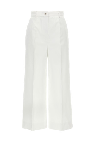 High waist cotton pants White High waist cotton pants White