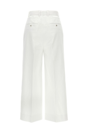 High waist cotton pants White High waist cotton pants White