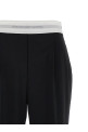 Еластичні штани з логотипом Чорно-сірі ALEXANDER WANG 1WC3244748001