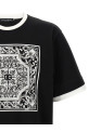'Maiolica' print T-shirt Black-grey 'Maiolica' print T-shirt Black-grey