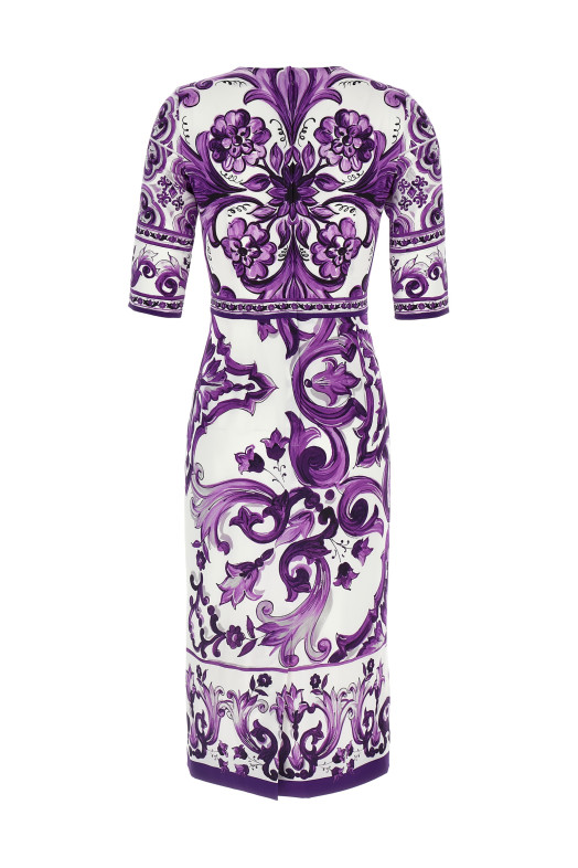 Сукня з принтом «Майоліка» Фіолетова F6EAJTHPAELIP3TN Сукня з принтом «Майоліка» Фіолетова F6EAJTHPAELIP3TN