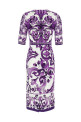 Сукня з принтом «Майоліка» Фіолетова F6EAJTHPAELIP3TN Сукня з принтом «Майоліка» Фіолетова F6EAJTHPAELIP3TN
