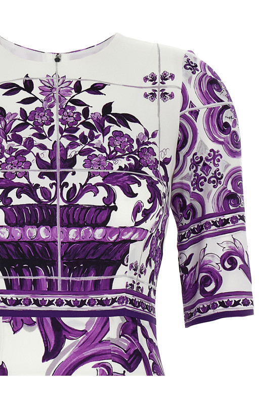 Сукня з принтом «Майоліка» Фіолетова F6EAJTHPAELIP3TN Сукня з принтом «Майоліка» Фіолетова F6EAJTHPAELIP3TN