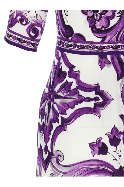 Сукня з принтом «Майоліка» Фіолетова F6EAJTHPAELIP3TN Сукня з принтом «Майоліка» Фіолетова F6EAJTHPAELIP3TN