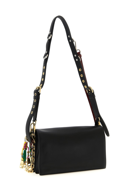 Небольшая сумка через плечо «Prada Soft Sound» Черная 1BD379VOO62C6AF0002 Небольшая сумка через плечо «Prada Soft Sound» Черная 1BD379VOO62C6AF0002