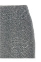 Rhinestone skirt Gray