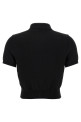 Logo patch polo shirt  Black Logo patch polo shirt  Black