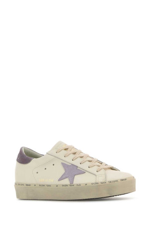 Белые кожаные кроссовки Hi Star Classic GOLDEN GOOSE DELUXE BRAND (GWF00118F007537)