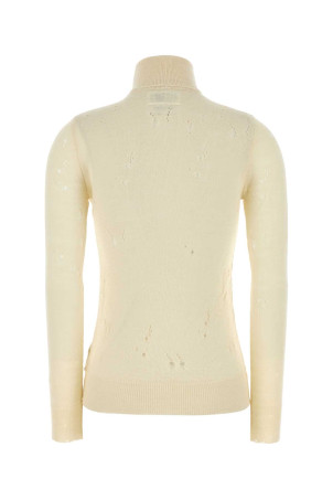 Cream wool sweater White MM6 MAISON MARGIELA (S52HA0299M13134) Cream wool sweater White MM6 MAISON MARGIELA (S52HA0299M13134)