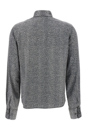 Сорочка зі стразами Сіра ERMANNO SCERVINO D472K321CTUIWS4706 Сорочка зі стразами Сіра ERMANNO SCERVINO D472K321CTUIWS4706