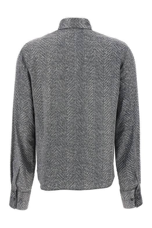 Сорочка зі стразами Сіра ERMANNO SCERVINO D472K321CTUIWS4706 Сорочка зі стразами Сіра ERMANNO SCERVINO D472K321CTUIWS4706