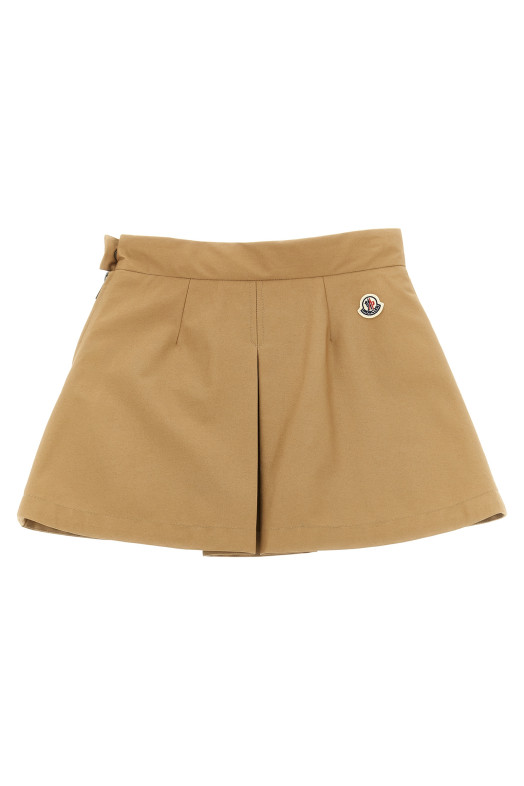 Плісирована спідниця Бежева MONCLER ENFANT K29542D00003598OP209 Плісирована спідниця Бежева MONCLER ENFANT K29542D00003598OP209