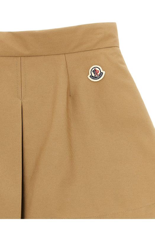 Плісирована спідниця Бежева MONCLER ENFANT K29542D00003598OP209 Плісирована спідниця Бежева MONCLER ENFANT K29542D00003598OP209