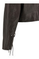 '19' biker jacket Brown
