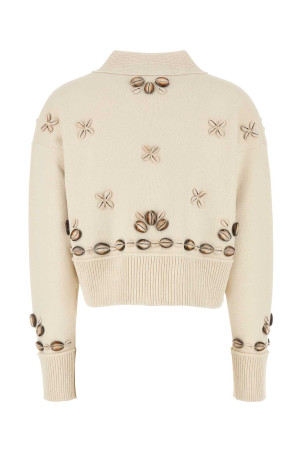 Оверсайз-кардиган Ocean Dream из смешанного шелка цвета слоновой кости ALANUI (LWHB055R25KNI004) Оверсайз-кардиган Ocean Dream из смешанного шелка цвета слоновой кости ALANUI (LWHB055R25KNI004)