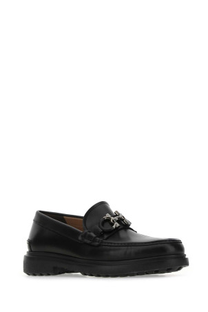 Черные кожаные мокасины SALVATORE FERRAGAMO (02C499735190) Черные кожаные мокасины SALVATORE FERRAGAMO (02C499735190)