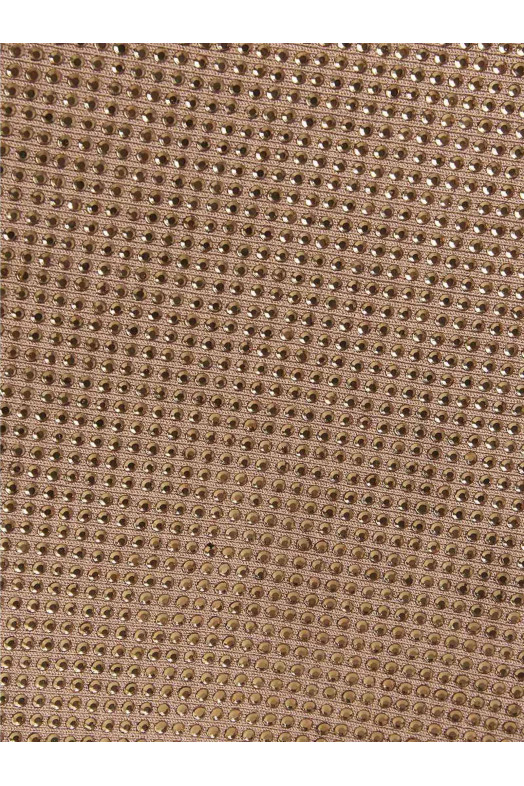 Спідниця з трикотажу з паєтками Бежева ANDREA ADAMO (ADFW22SK05772475001)