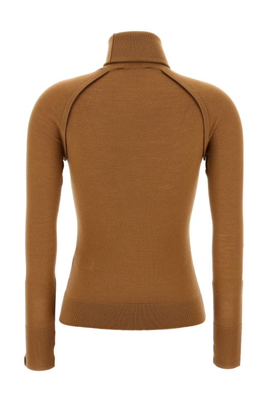'Piping' sweater Beige