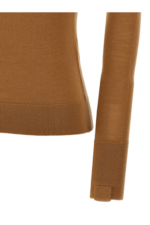 'Piping' sweater Beige