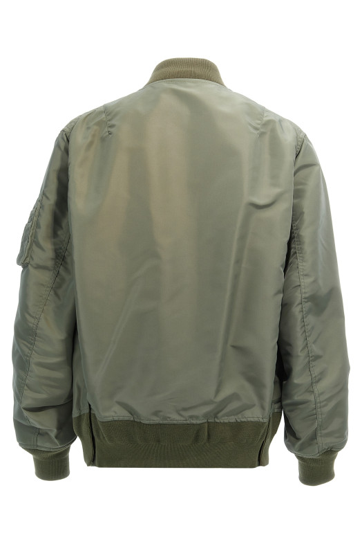 Nylon bomber jacket Green Nylon bomber jacket Green