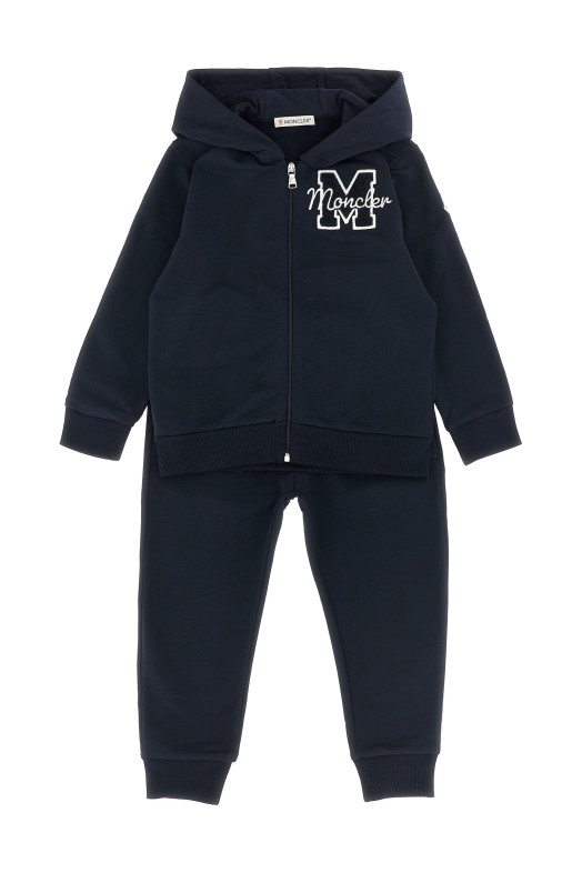 3D logo embroidery sweatshirt + joggers Blue 3D logo embroidery sweatshirt + joggers Blue