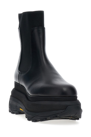 Черевики з шкіри Chelsea Чорні SACAI SCW258001 Черевики з шкіри Chelsea Чорні SACAI SCW258001