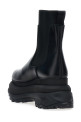 Chelsea leather ankle boots Black