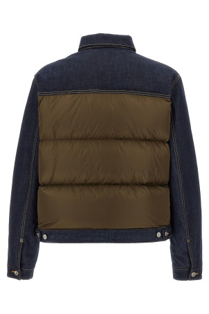 Куртка «гибридные джинсы-пуховик» Разноцветная S74AM1610D30011961 Куртка «гибридные джинсы-пуховик» Разноцветная S74AM1610D30011961