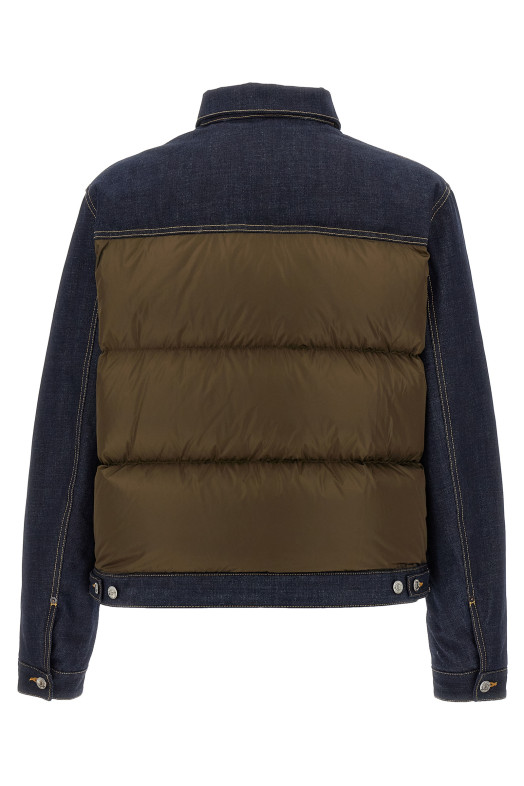 Куртка «гибридные джинсы-пуховик» Разноцветная S74AM1610D30011961 Куртка «гибридные джинсы-пуховик» Разноцветная S74AM1610D30011961