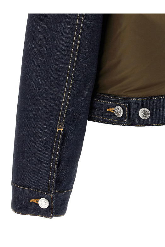 Куртка «гибридные джинсы-пуховик» Разноцветная S74AM1610D30011961 Куртка «гибридные джинсы-пуховик» Разноцветная S74AM1610D30011961