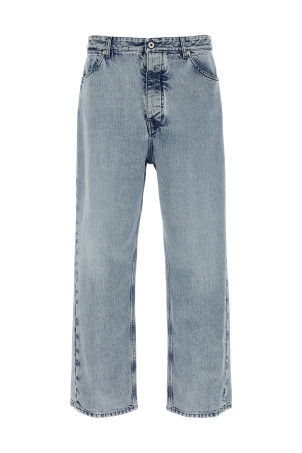 Джинсы из хлопка с диагональным рисунком, СИНИЙ JIL SANDER J22KA0309J46463481 Джинсы из хлопка с диагональным рисунком, СИНИЙ JIL SANDER J22KA0309J46463481