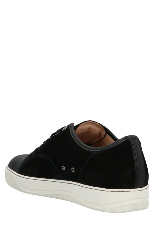 Замшевые кроссовки Черно-серые LANVIN FMSKDBB1ANAPP1510