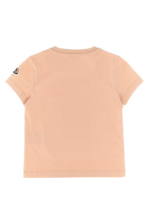 Футболка з вишитим логотипом Рожева MONCLER ENFANT K29548C0001689AT9516 Футболка з вишитим логотипом Рожева MONCLER ENFANT K29548C0001689AT9516