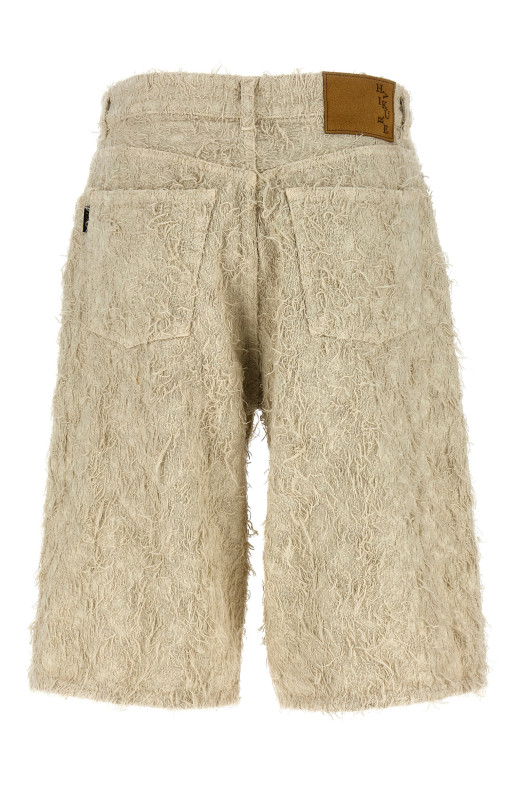 'Becky fur denim' jeans Beige