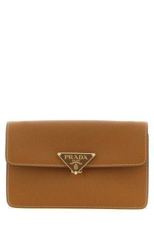 Saffiano mini crossbody bag Beige Saffiano mini crossbody bag Beige