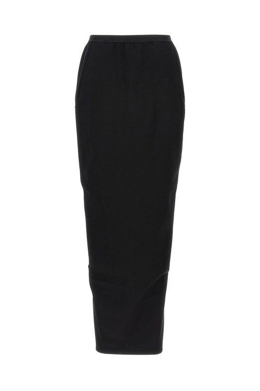 'Soft Pillar Long' skirt Black 'Soft Pillar Long' skirt Black