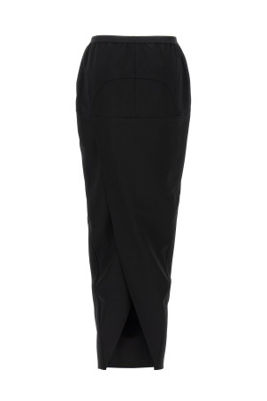 'Soft Pillar Long' skirt Black 'Soft Pillar Long' skirt Black