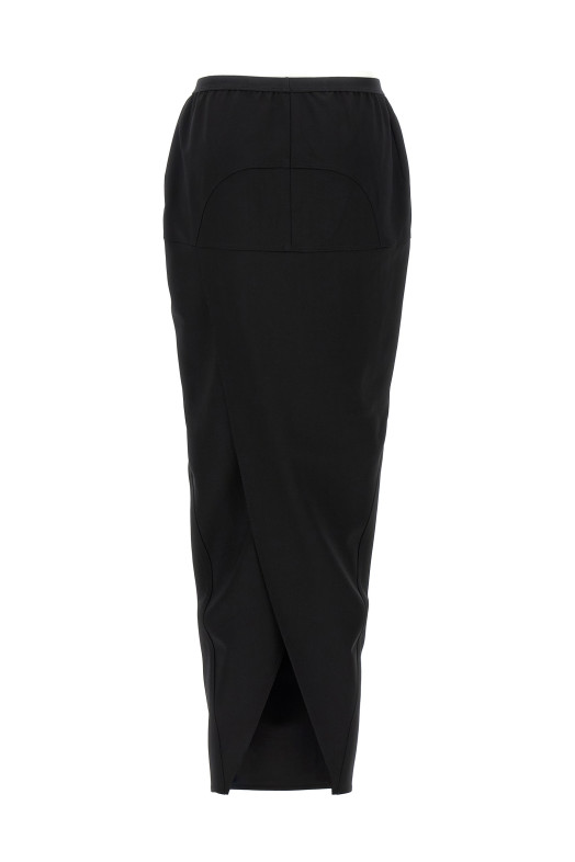 'Soft Pillar Long' skirt Black 'Soft Pillar Long' skirt Black