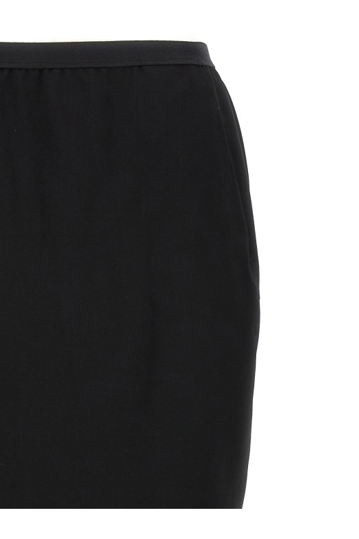 'Soft Pillar Long' skirt Black 'Soft Pillar Long' skirt Black