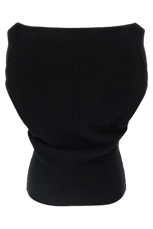 RICK OWENS 'Sl Shroud' верхня частина чорна RP02E4681WSBR09 RICK OWENS 'Sl Shroud' верхня частина чорна RP02E4681WSBR09
