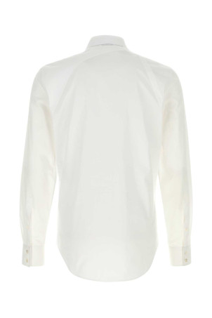 Белая рубашка из поплина ALEXANDER MCQUEEN (828259QNAAX) Белая рубашка из поплина ALEXANDER MCQUEEN (828259QNAAX)