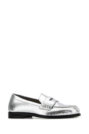 Silver leather Neoclassic loafers DSQUARED (LOW001940908455) Silver leather Neoclassic loafers DSQUARED (LOW001940908455)