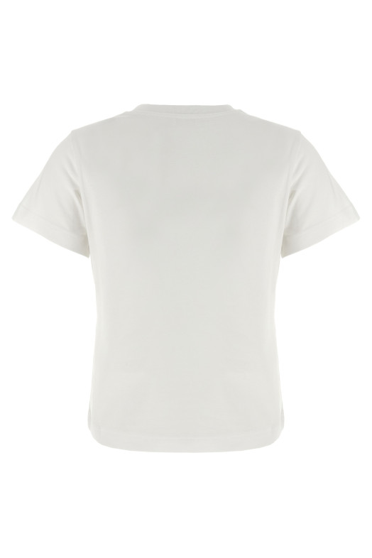 Футболка с вышивкой Белая MONCLER K20938C0000589AJS00A