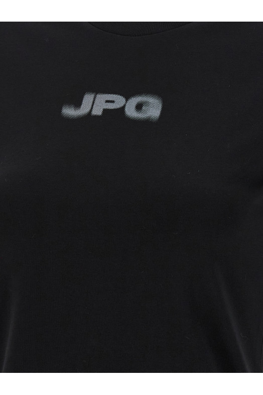 Футболка «The Black JPG Baby Tee» Черная 2503WTO300J0020004 Футболка «The Black JPG Baby Tee» Черная 2503WTO300J0020004