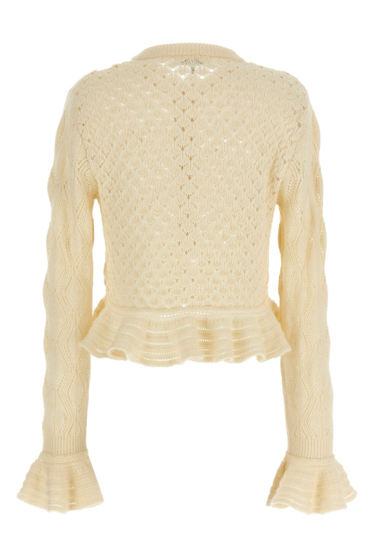 Кардиган Pointelle White CHLOÉ CH25AMC01590107 Кардиган Pointelle White CHLOÉ CH25AMC01590107