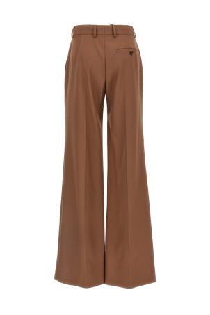 Шерстяные брюки коричневые STELLA MCCARTNEY 640287SSA365706 Шерстяные брюки коричневые STELLA MCCARTNEY 640287SSA365706