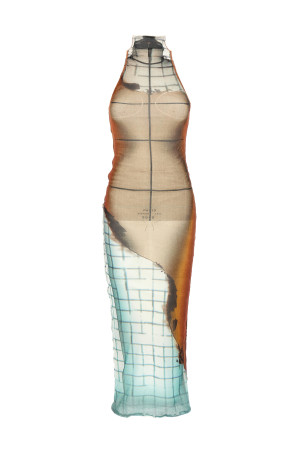 'Fire' dress Multicolor